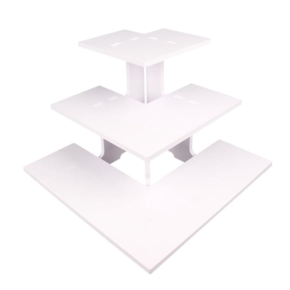 Exhibidor WANLIAN de 3 Niveles en PVC para Retail 36x28x24 cm