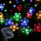 thumbnail image 1 of 23ft Solar LED Lights, Flower Waterproof Solar Rechargeable Lighting String For Garden Fence Tree Party Christmas, Super Foot Bowl Sunday Party Goods, 1 of 3