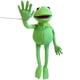thumbnail image 5 of Puppet Lacroky Kermit Frog con barra de control y 50 pegatinas de 60 cm, 5 of 8