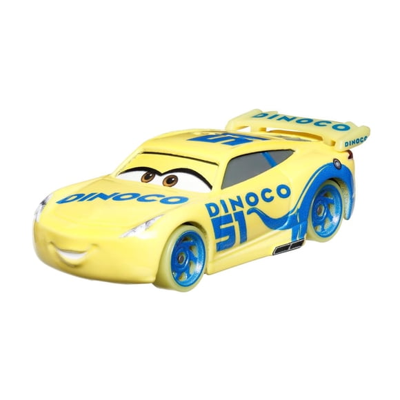 Coche de juguete Disney Cars Dinoco Cruz Ramirez de metal