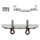 thumbnail image 4 of Mejora El Parachoques Delantero Y El Marco Fijo Para SCX24 C10 RC Model Car Assembly Plateado, 4 of 5