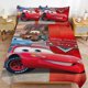 thumbnail image 4 of Cars Lightning McQueen Boys 3 Piece Bedding with 1 Flat Sheet And 2 Pillowcases Twin Bed Sheets, 4 of 5
