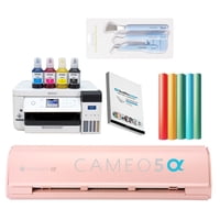 Nuevo Kit Inicio Silhouette Cameo 5 Alpha Pink + Impresora F170