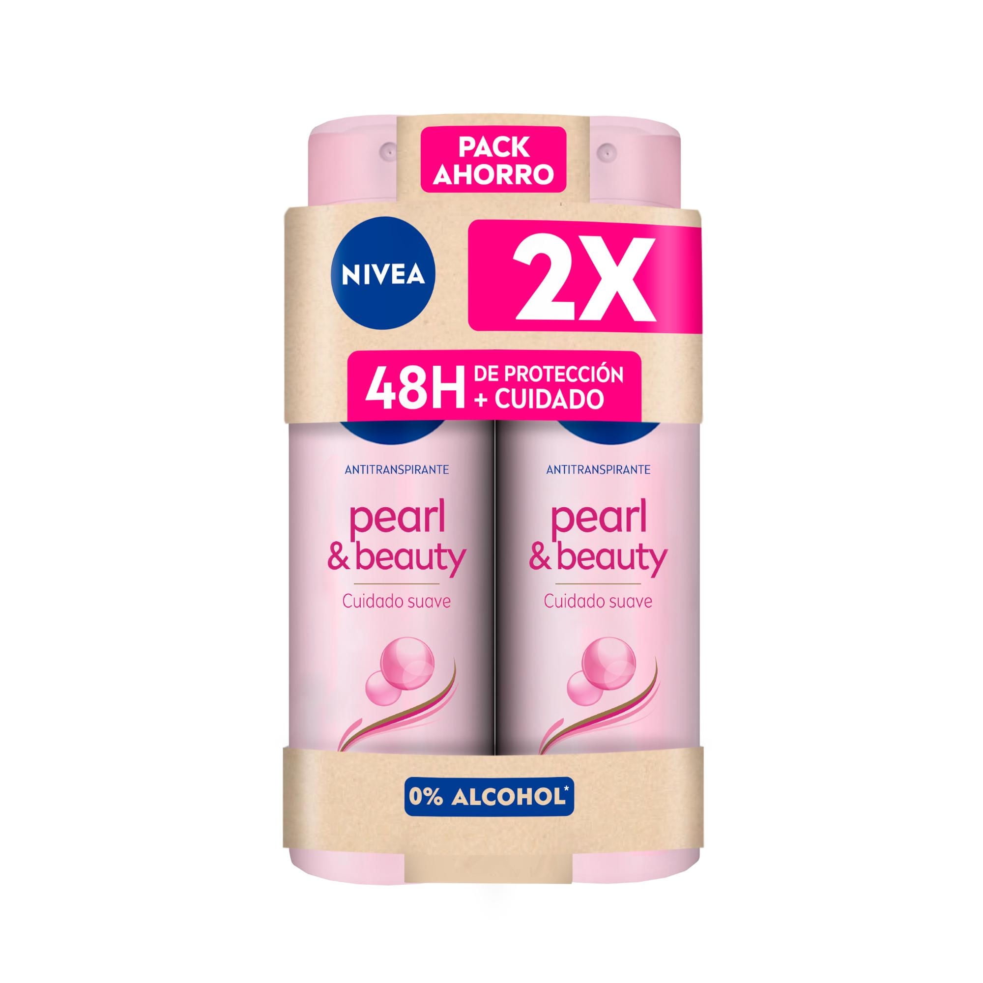 Antitranspirante Pearl & Beauty Original Spray Pack 2 Un 300 ml Nivea