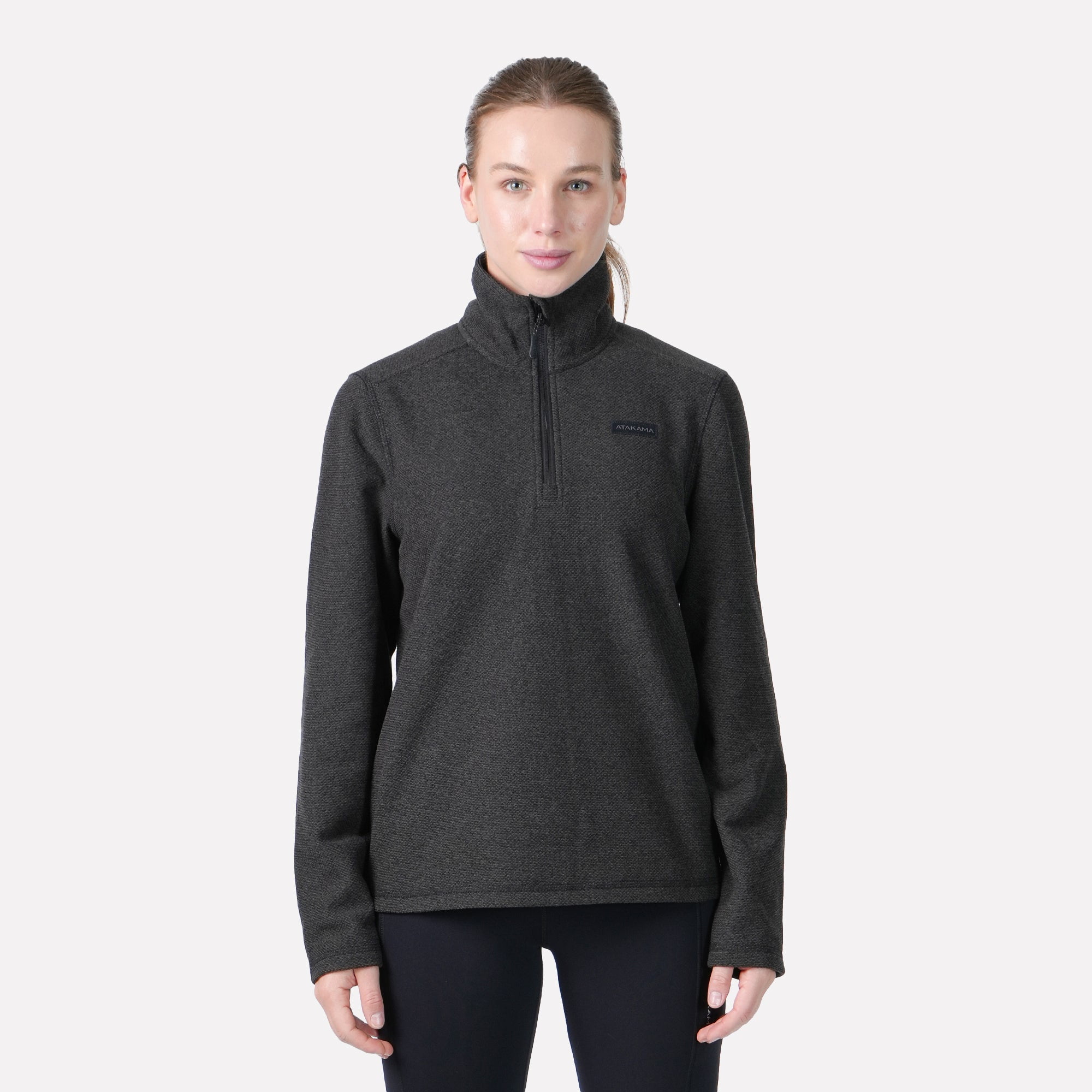 Polar Mujer Texturado Ventisquero Gris Atakama Outdoor