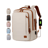 Rumb - Mochila De Viaje Cabina Impermeable Equipaje De Mano Beige