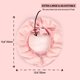 thumbnail image 4 of Gorro De Seda 100% Seda Morera Rosa, 4 of 7