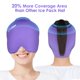 thumbnail image 3 of Gorra de gel refrigerante ComfiTech, tamaño grande, color morado, 3 of 6