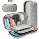 thumbnail image 1 of Funda de transporte rígida y duradera compatible con Nintendo Switch OLED, mandos Joycons y adaptador de CA - Bolsa protectora de viaje y almacenamiento-Gris, 1 of 6
