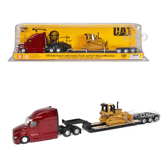 Camión Remolque 84419 Peterbilt 579  1:87 Rojo