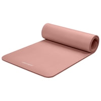 Esterilla De Yoga Retrospec Solana De 1,2 Cm De Grosor Con Correa De Nailon, Color Rosa