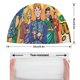 thumbnail image 2 of The Archies Gorro de Natación de Licra, Gorro de Baño de Tela Cómoda, Gorro Elástico Antideslizante para Hombres, Mujeres y Niños, 2 of 6