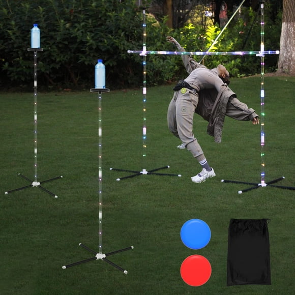 Juego al aire libre Limbo Games 2 en 1 con luz LED para toda la familia