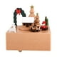 thumbnail image 5 of Caja Musical De Cuerda Con Música Navide?a Para Adorno Coleccionable, Aniversario, árbol De Navidad Marrón, 5 of 5