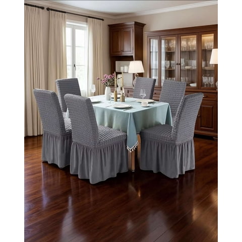 Todo Para El Hogar - Pack De 6 Cubre Sillas Premium 100% Turkas