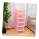 thumbnail image 3 of Pack 6 Cajas Organizadoras Zapatos Armables Apilable Rosado, 3 of 5