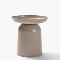 Form Design - Mesa Lateral Metálica Otelo Taupe