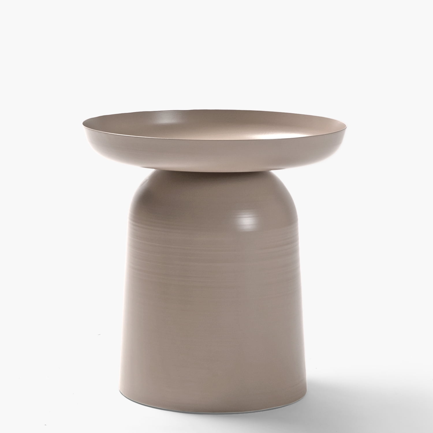 Form Design - Mesa Lateral Metálica Otelo Taupe