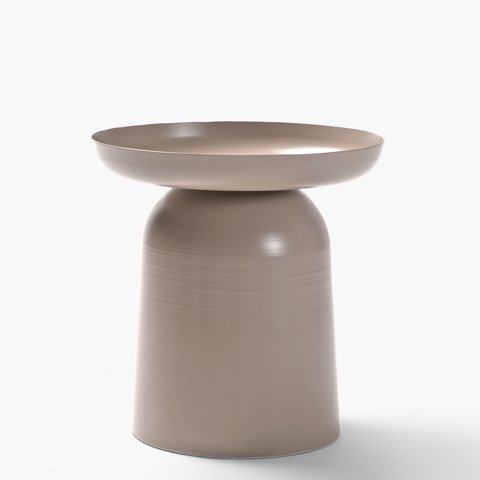 Form Design - Mesa Lateral Metálica Otelo Taupe