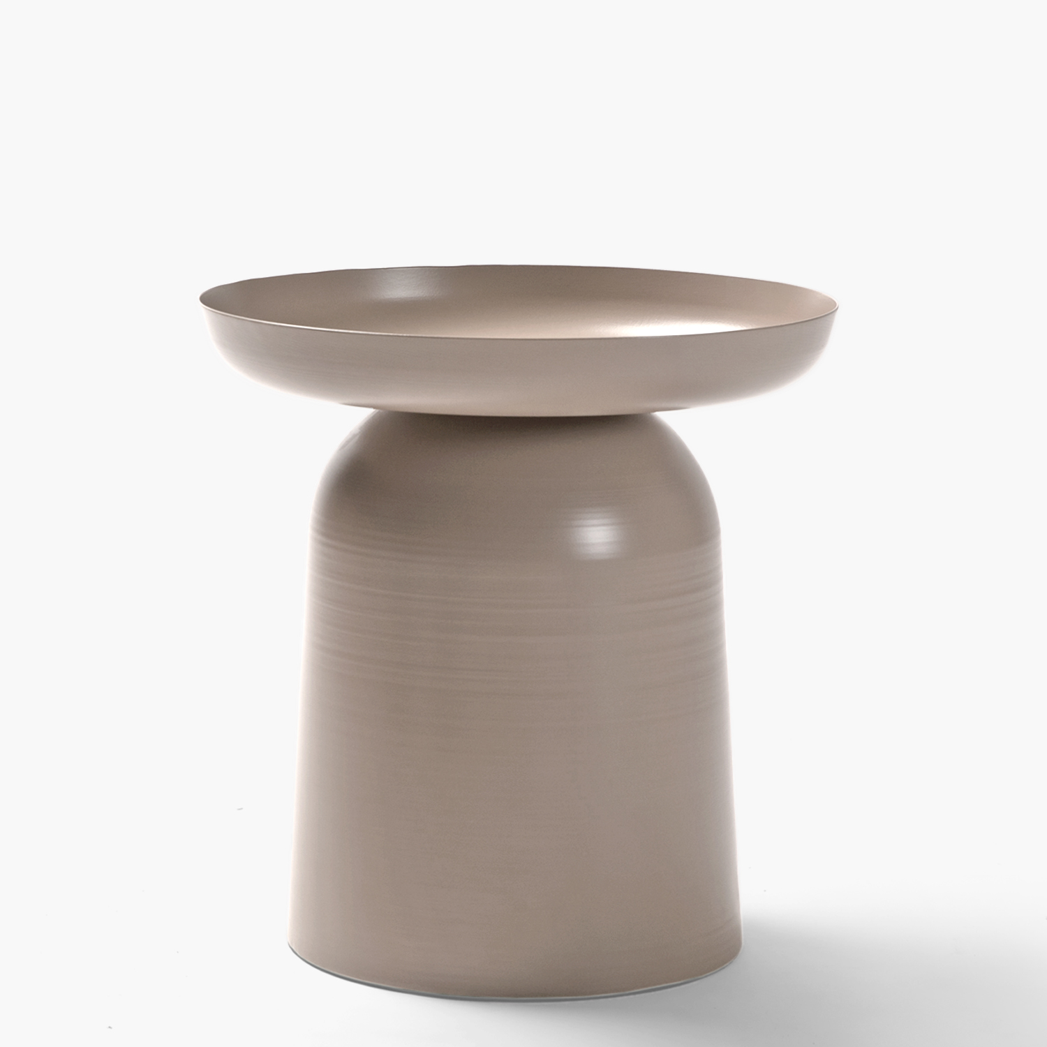 Form Design - Mesa Lateral Metálica Otelo Taupe