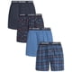 thumbnail image 1 of Boxers Lucky Brand para Hombre Paquete de 4 Algodón 100% Índigo XXL, 1 of 6