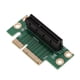 thumbnail image 1 of pci express 4x Tarjeta elevadora de 90 grados para el chasis del servidor de la computadora 1u, 1 of 5