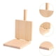 thumbnail image 4 of Prensa de Tortilla de Madera Natural Rectangular con Asa, 4 of 6