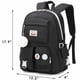 thumbnail image 3 of Mochila Para Niñas Mochila Escolar De Nailon Negra, 3 of 3