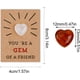 thumbnail image 5 of Tarjetas de felicitación de San Valentín - Paquete de 24 tarjetas con piedras de corazón | Set de tarjetas de felicitación de amor con piedras preciosas en forma de corazón | Tarjetas de felicitación, 5 of 7