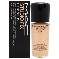 Base Mac Studio Fix Fluid Spf 15 24Hr Nc25 Beige Claro 30Ml Mujer
