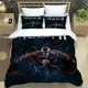 thumbnail image 1 of v1139 Bed Sheets Cartoon V-venom printed Bedding Sets exquisite bed supplies set duvet cover bed comforter set bedding set luxury birthday gift 3-Piece Bedding Set (1 Duvet Cover + 2 Pillow Shams) Bed, 1 of 5