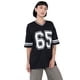 thumbnail image 1 of Polera Mujer Oversize Cuello V Negro Corona, 1 of 5