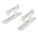 thumbnail image 3 of 1 par de cortinas retiene cortinas de metal Tieback Wall Hook Silver_A, 3 of 3
