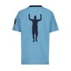 thumbnail image 4 of Remera Messi para niños con cuello en V, manga corta, azul aire, talle 4, 4 of 4