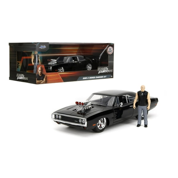 Auto a escala de metal Jada Fast & Furious Dodge Charger 1970 de Dom