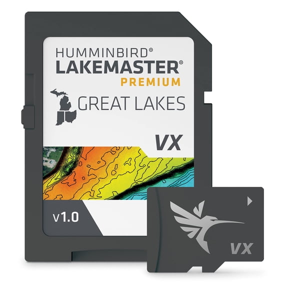 Tarjeta SD Humminbird LakeMaster Premium Great Lakes V1 Map