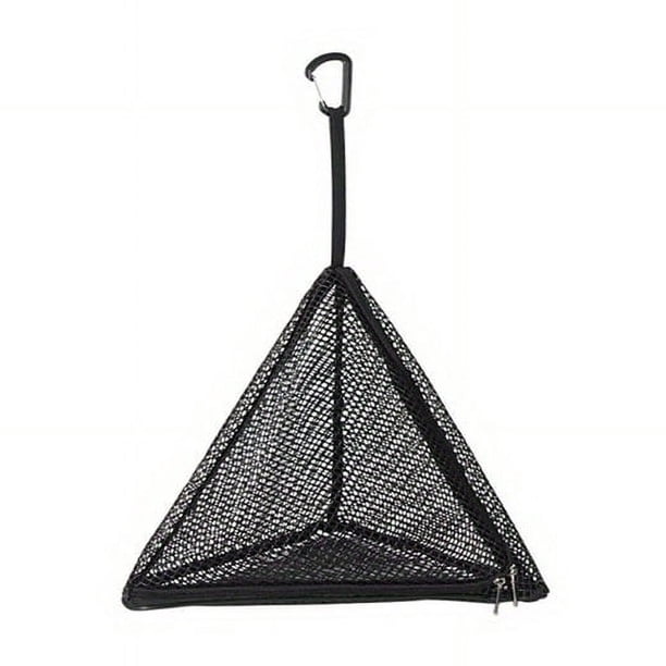1pc, Outdoor Camping Kitchen Basket Triangle Picnic Foldable Cookware Drying Net Storage Mesh Hanging Bag Picnic Dry Food Organizer