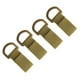 thumbnail image 3 of 4 piezas carabiner cintas molle colgando cinturón hebillas ganchos d-ring de barro, 3 of 3