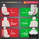 thumbnail image 4 of Cubierta de Asiento IVICY Lino Sintético Negro - 1 Unidad, 4 of 9