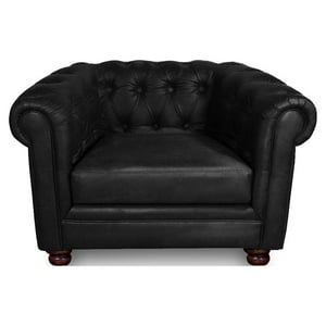 Latam Home - Sofa Florencia 1C Cuero Colorado Negro