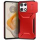 thumbnail image 3 of Funda Resistente para Motorola Moto G 5G 2025 con Tapa Deslizante y Protección Militar Rojo, 3 of 5