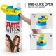 thumbnail image 4 of Mujeres desesperadas Botella de Agua con Tapa Pop Top de Un Toque, Acero Inoxidable, a Prueba de Fugas, para Deportes, Botella Infantil azul 12 oz, 4 of 6