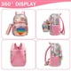 thumbnail image 3 of New Cute Love Girls' school backpack mochilas for Elementary School Bags with Lunch Box Kids Pink Backpack Set for Girls Age 6-8, 3 of 3