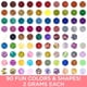 thumbnail image 2 of Paquete de Brillantina Horizon Group USA 90 Piezas Formas y Colores Surtidos, 2 of 6