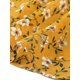 thumbnail image 5 of INSPIRE CHIC Vestido Floral de Mujer con Mangas Volantes Cuello en V Fruncido Volante Vestidos Casuales Naranja Amarillo XL, 5 of 6
