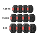 thumbnail image 2 of Set de Mancuernas Hexagonales 20 kg con Recubrimiento PVC, 2 of 2