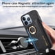 thumbnail image 5 of Funda Magnética para iPhone 16 Pro Max con Billetera y Anillo, Protector Resistente Negro, 5 of 6