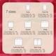 thumbnail image 4 of Juego de sábanas LuxClub, tamaño completo, 4 piezas, color rojo, 4 of 8