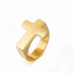 thumbnail image 1 of Anillo de Hombre Mujer Gold Cruz Moda 2021, 1 of 3