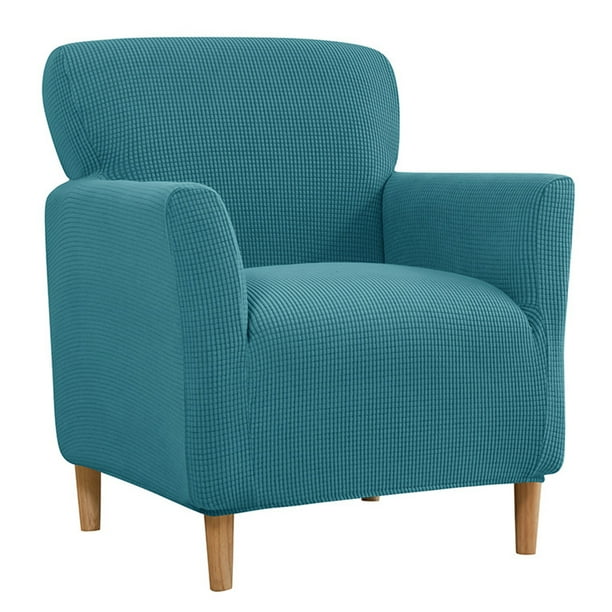Funda elástica para sillón moderno, 1 pieza, con acento de jacquard, con brazos, suave, impermeable, para sala de estar, protector de muebles.